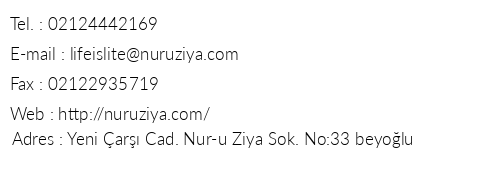 Nuru Ziya Suites telefon numaralar, faks, e-mail, posta adresi ve iletiim bilgileri